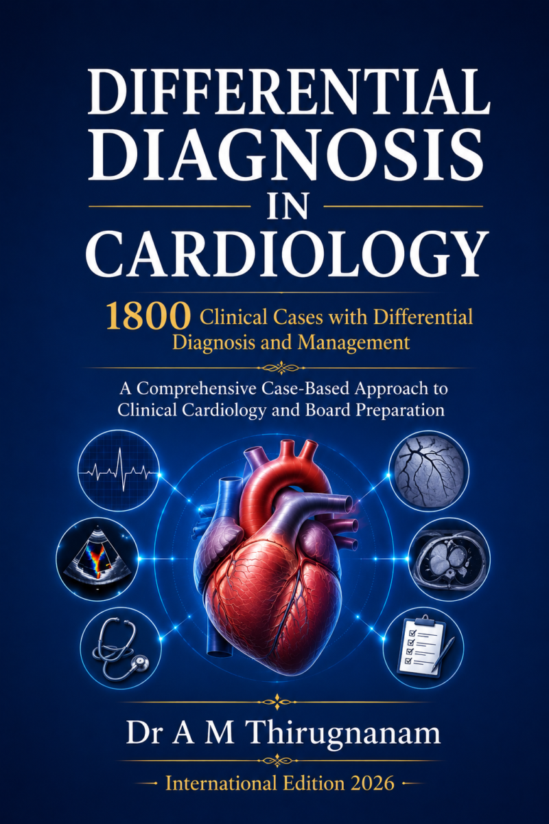 DIFFERENTIAL DIAGNOSIS IN CARDIOLOGY 1800 Clinical Cases with Differential Diagnosis and Management