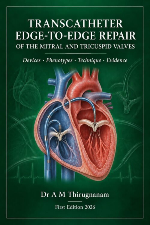 TEER of the Mitral and Tricuspid Valves book cover by Dr A M Thirugnanam